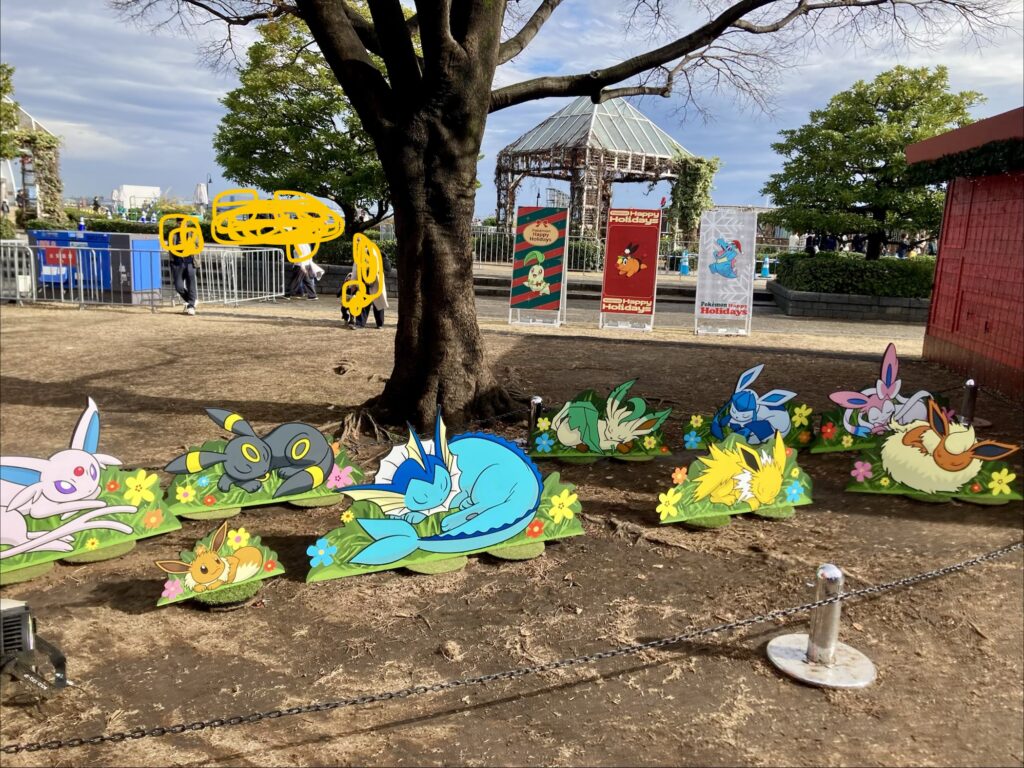 クリスマスマーケット　赤レンガ　ポケモンブース