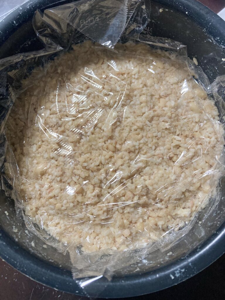炊飯器 味噌作り