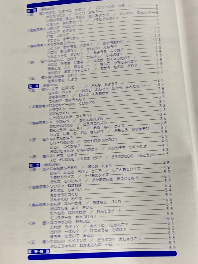 はなまるリトル 1年生 ちのうあそび